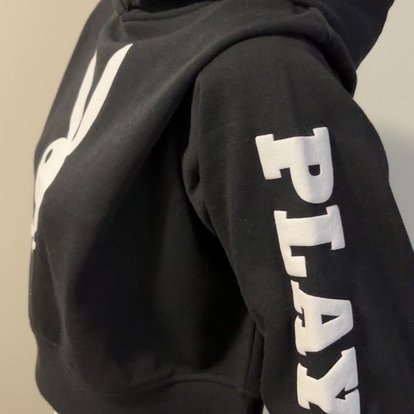Playboy Crop Hoodie - Picture 4 of 8